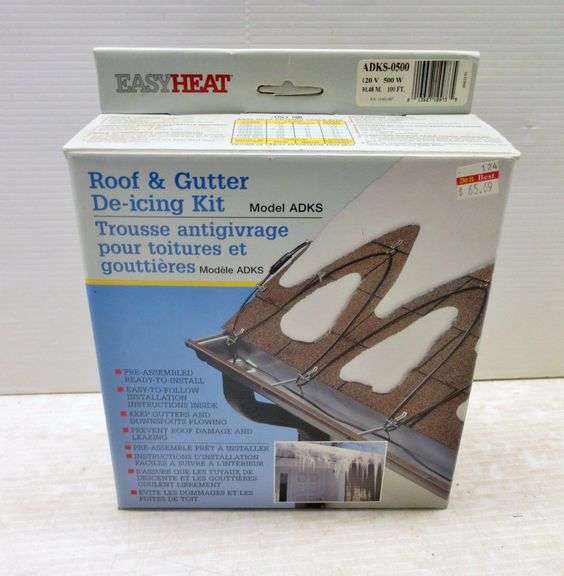 Roof & Gutter Deicing Kit, 100'L, Model ADKS Albrecht Auction Service