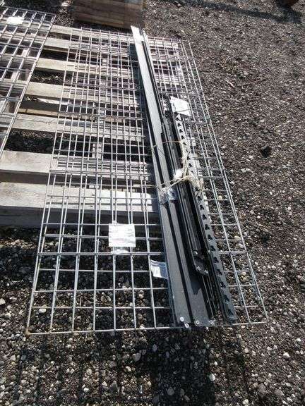 Heavy duty wire storage racks, comes with (4) long rails, (4) short ...