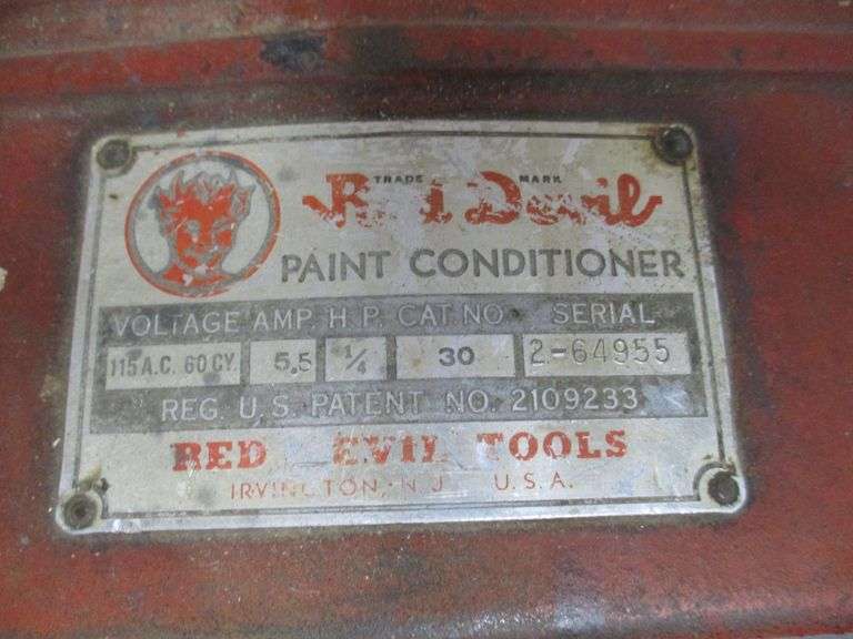 Red Devil paint shaker, made in USA, works great Albrecht Auction Service