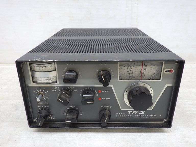 Drake Model TR3 Sideband transceiver ham radio, no power cord, 11"W