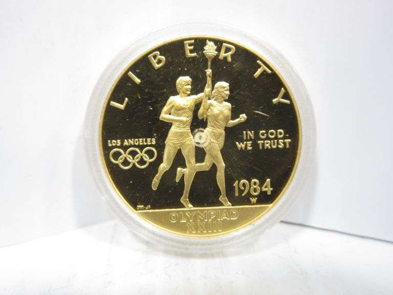 1984 olympic gold coin