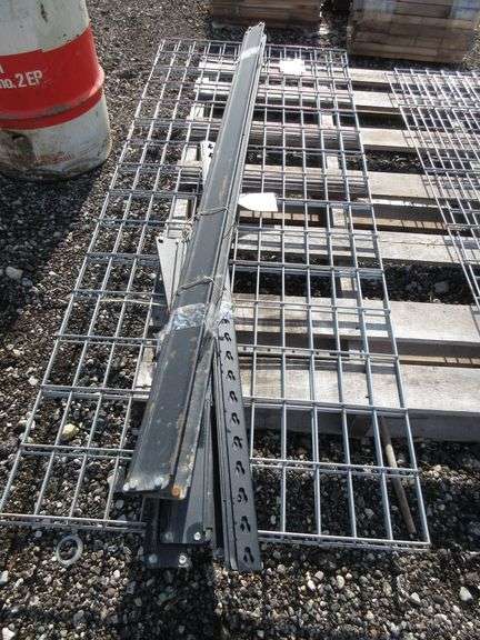 Heavy duty wire rack, come sight (4) long rails, (4) short rails, (4 ...