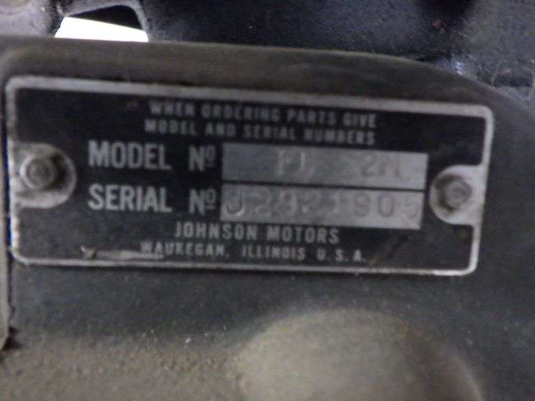 1968 Johnson 20 HP outboard, FD22M, runs well, sat for 2 years, newer