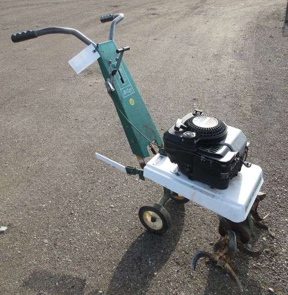 Rototiller motor, replaced new belt, runs well, used Albrecht Auction