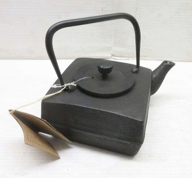 Cast iron teapot with porcelain lining, created by the Chinese and