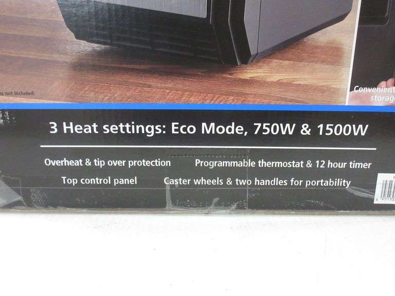 Mainstays four element infrared quartz heater, NIB Albrecht Auction