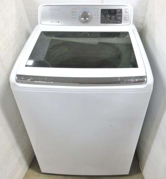 Samsung top loader washer, 26 1/2"W, works, like new Albrecht Auction