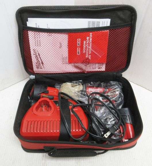 Milwaukee battery powered screwdriver, never used Albrecht Auction