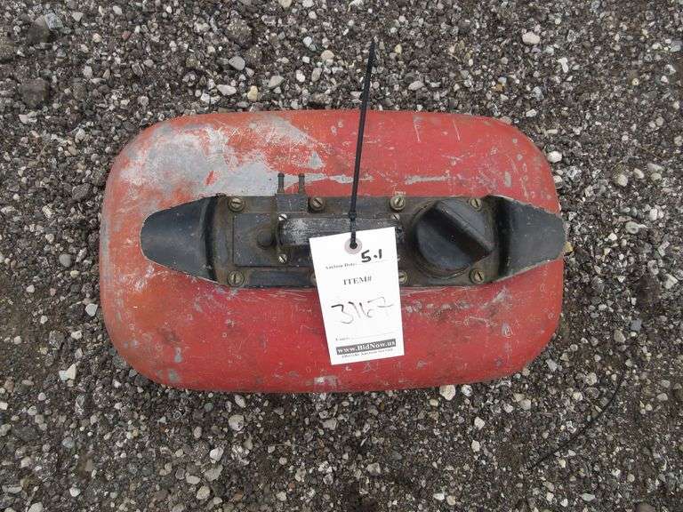 1950's Johnson outboard motor fuel tank Albrecht Auction Service