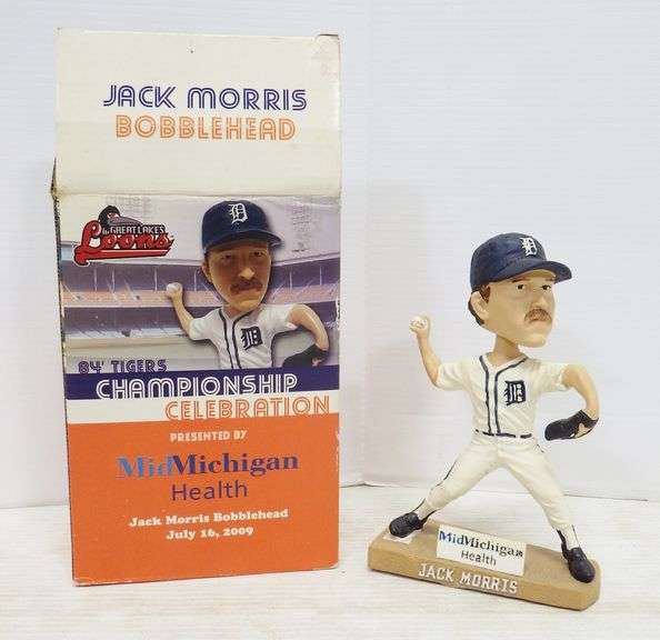Jack Morris bobblehead 1984 Detroit Tigers championship celebration