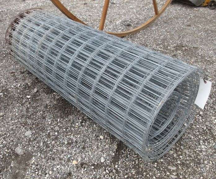 Roll of corn crib wire, approx. 48"H x 50', like new Albrecht Auction Service