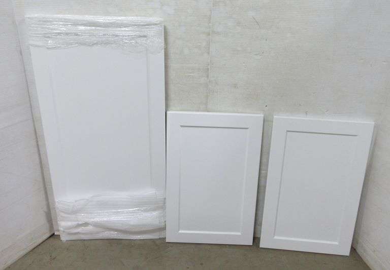 (3) Hampton Bay doors, One 25 1/2" x 17 1/2" and Two 22 1/2