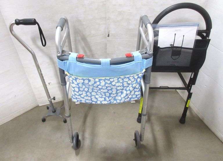 Equate bedside rail, approx. 14"W, includes booklet, complete and in