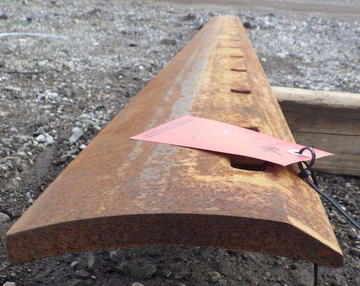 Tractor cutting edge for bucket, back blade, etc., hardened steel, made