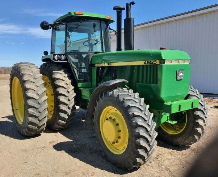 John Deere 4555 Tractor, (7274 Hours), New Air Conditioner in July 2022