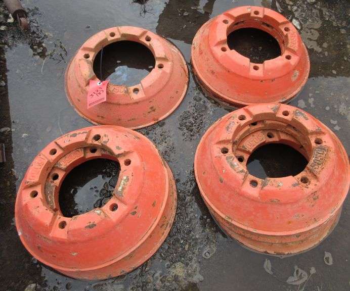(8) Wheel weights, 60 lbs. each, off 24" Kubota wheels Albrecht