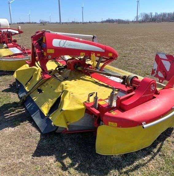 Pottinger V10 and 356 Triple Mower, Rubber Rolls Included but Not
