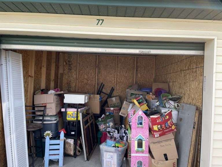Unit No. 77, contains household items, unit is 10' x 10' Albrecht