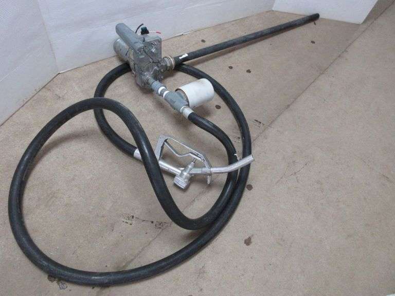 GPI fuel pump, 150S 12V transfer pump with hose and nozzle, works great