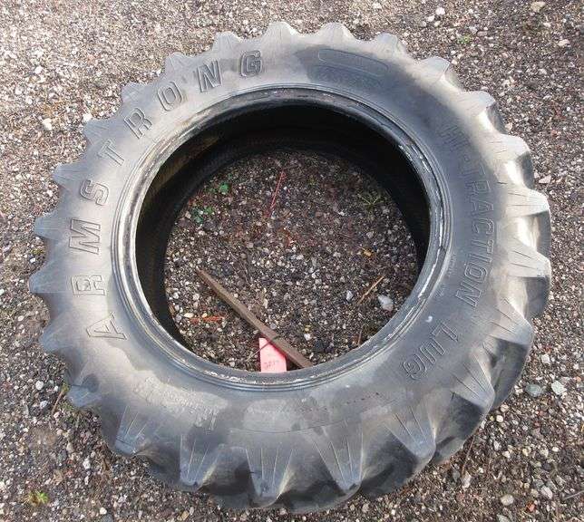 13.6x28 tractor tire, used Albrecht Auction Service