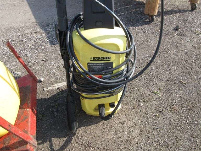 Kuker 14Gallon sprayer on trailer, pump does not work, and Karcher