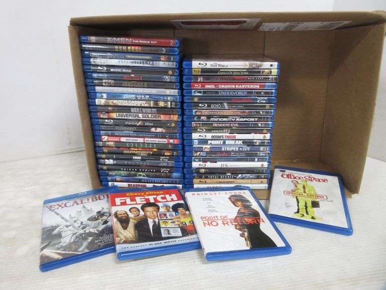 (49) Bluray DVDs, good Albrecht Auction Service