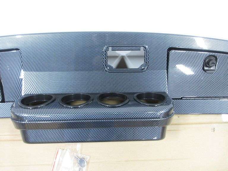 EZGO carbon fiber color dash board with locking doors, fits 19942013