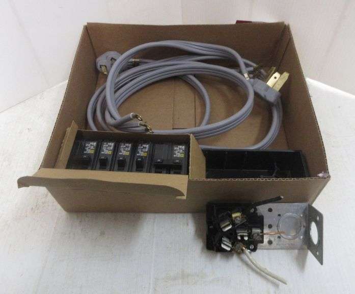 (2) Dryer/Stove Cords; (1) Dryer Receptacle; (2) 30 AMP Circuit