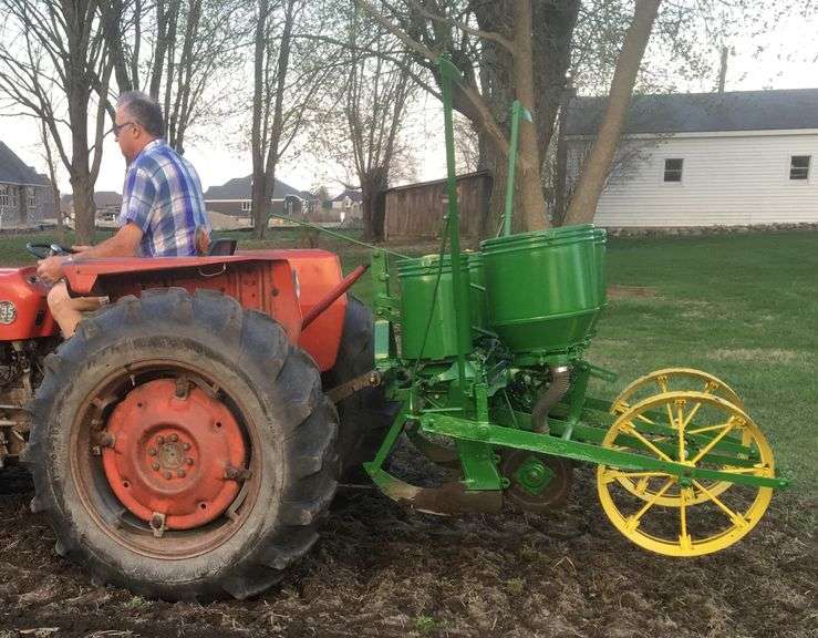 John Deere 246247 Two Row Corn Planter, 36" row spacing food plot