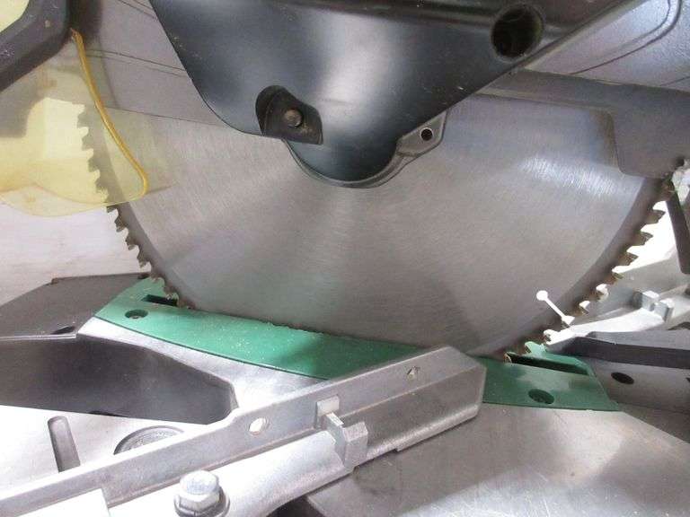 Miter saw, Hitachi C12FDH dual compound, 12" blade with laser guide