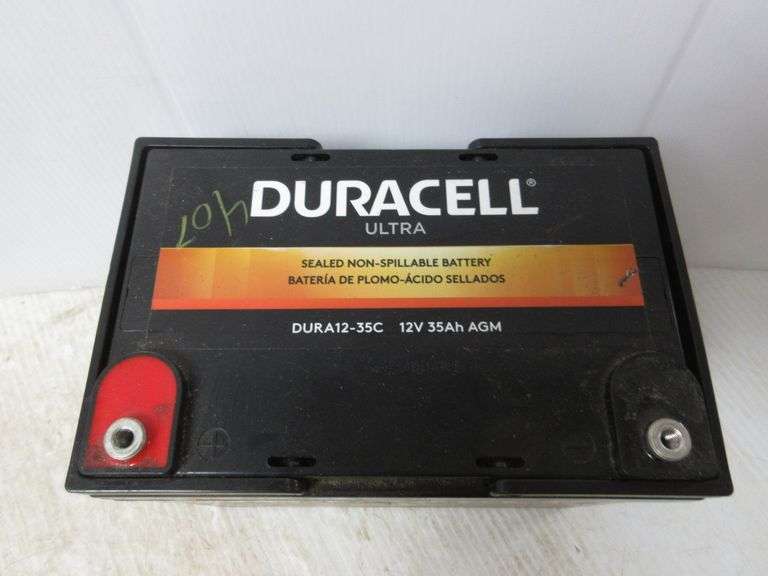 Duracell ultra 12V 35AH AGM scooter battery, great for lawn tractors
