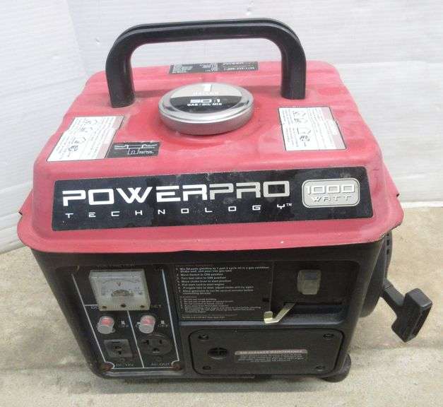 Power Pro Generator, 1,000W Albrecht Auction Service