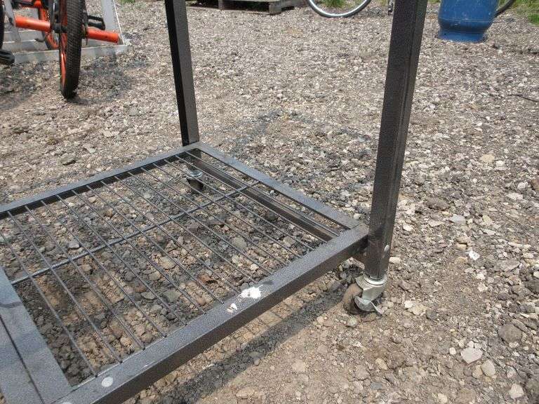 Rolling steel shelving unit, great Albrecht Auction Service