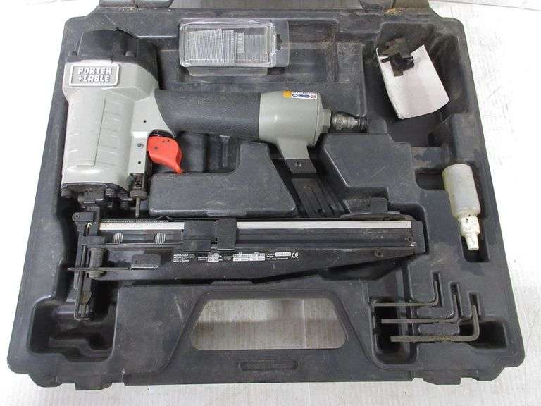 Porter Cable 16Gauge finish nailer, Model No. FN250A with case, used, good, worked last time