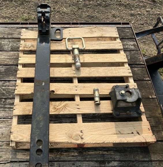 Heavy Duty Drawbar, Brackets with Bolts and Pins, Hammerstrap with