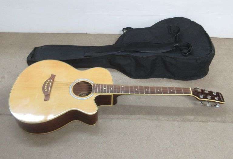 Sequoia model GW250N2 acoustic guitar, fully stringed and tuned