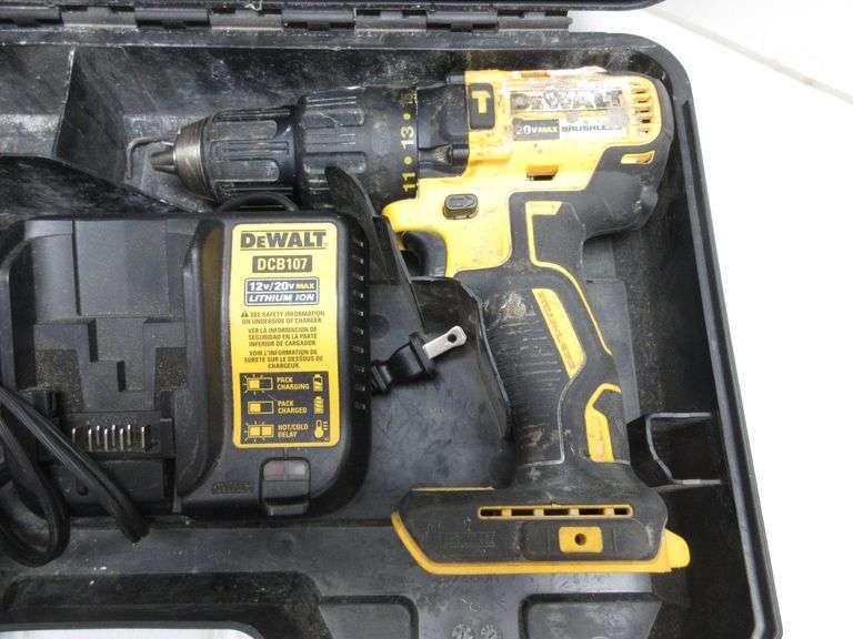 DeWALT 18V brushless cordless drill/hammer/drill driver, 1/2" chuck, No