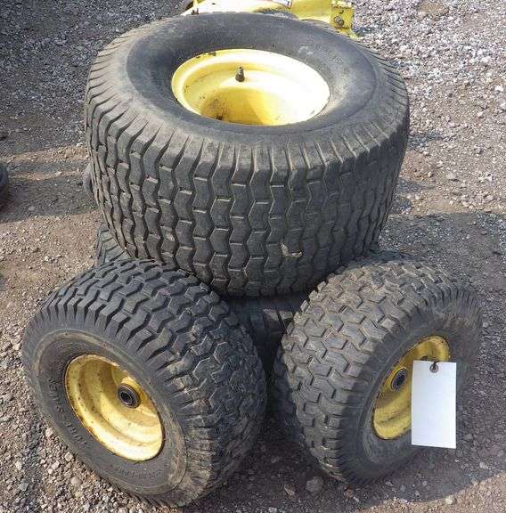 (4) Lawn mower tires, used Albrecht Auction Service