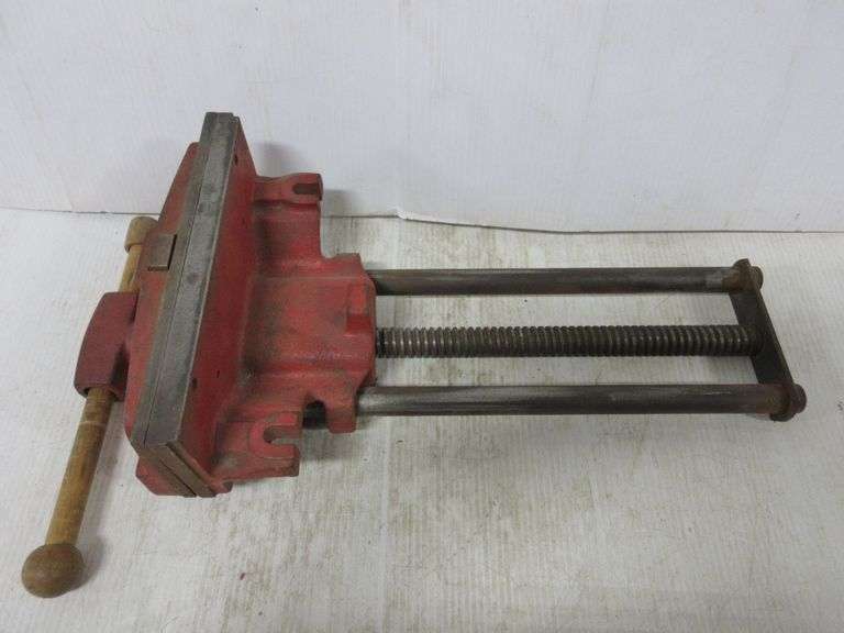 Large Craftsman bench vise, 10" jaws, nice, used Albrecht Auction Service