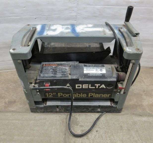 Delta 12" portable planer, No. 22540, works Albrecht Auction Service