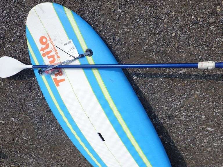 Wavestorm taquito standup paddle board with paddle, 7