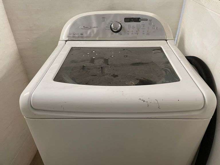 Whirlpool Cabrio topload washing machine, 27"W, used, works, has