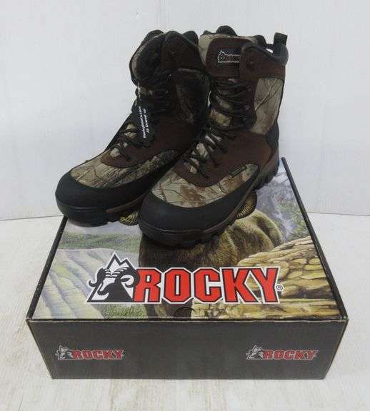 Rocky Men's Boots, No. 4754, hightop camo, size 11W, in new condition