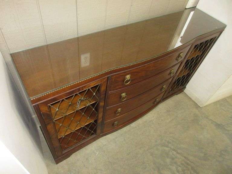 Treasure House by Colonial Mfg. Co. Zeeland, MI. mahogany wall