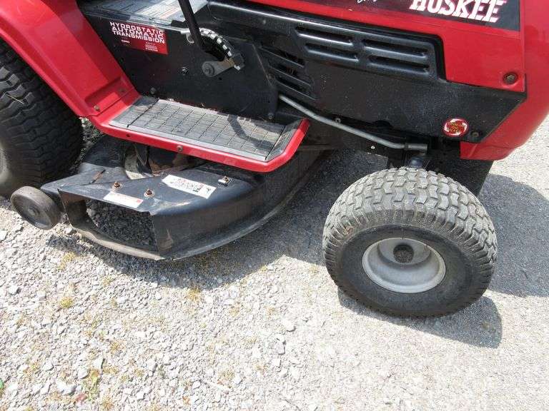Huskee lawn mower, 17 HP, 42" cut, original owner, garage kept, fresh