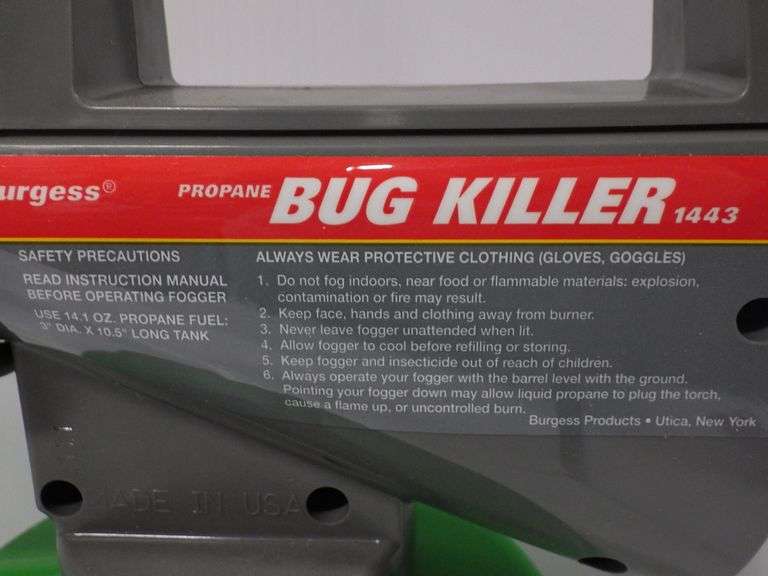 Burgess bug killer outdoor fogger, never used Albrecht Auction Service