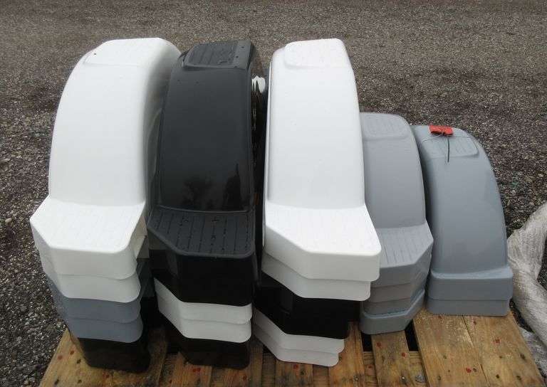 (12) Sets of boat, jetski, sea doo, utility trailer fenders, multiple