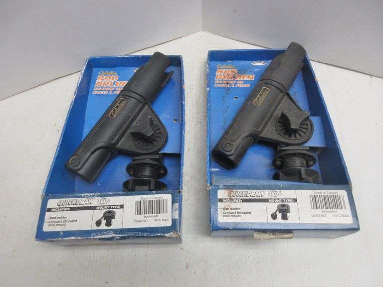 (2) Cabelas rod holders Albrecht Auction Service