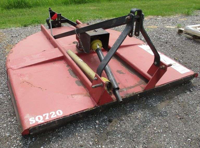 Bush Hog 6' SQ720 squealer, rebuilt gearbox and tail wheel pivot