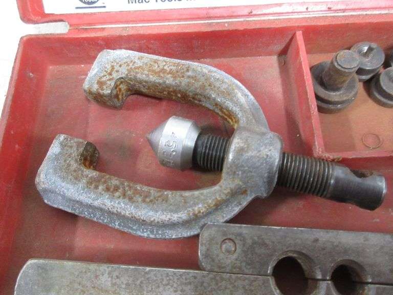 Flaring tool kit, "MAC" doubling flaring, used for brake lines, used